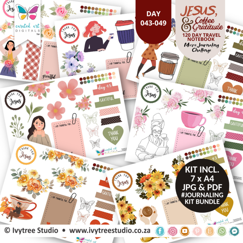 Bundle 7 - Journaling Kits - Ivytree Studio Gratitude Challenge