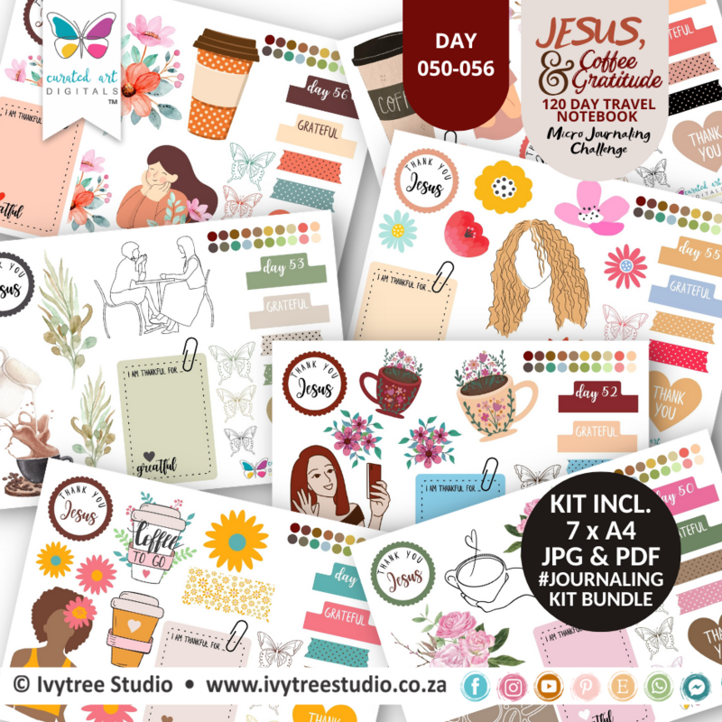 Bundle 8 - Journaling Kits - Ivytree Studio Gratitude Challenge