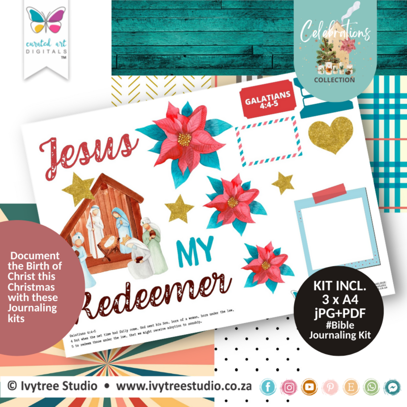 My Redeemer - Bible Journaling Kit - Celebrations Collection - The Birth of Christ
