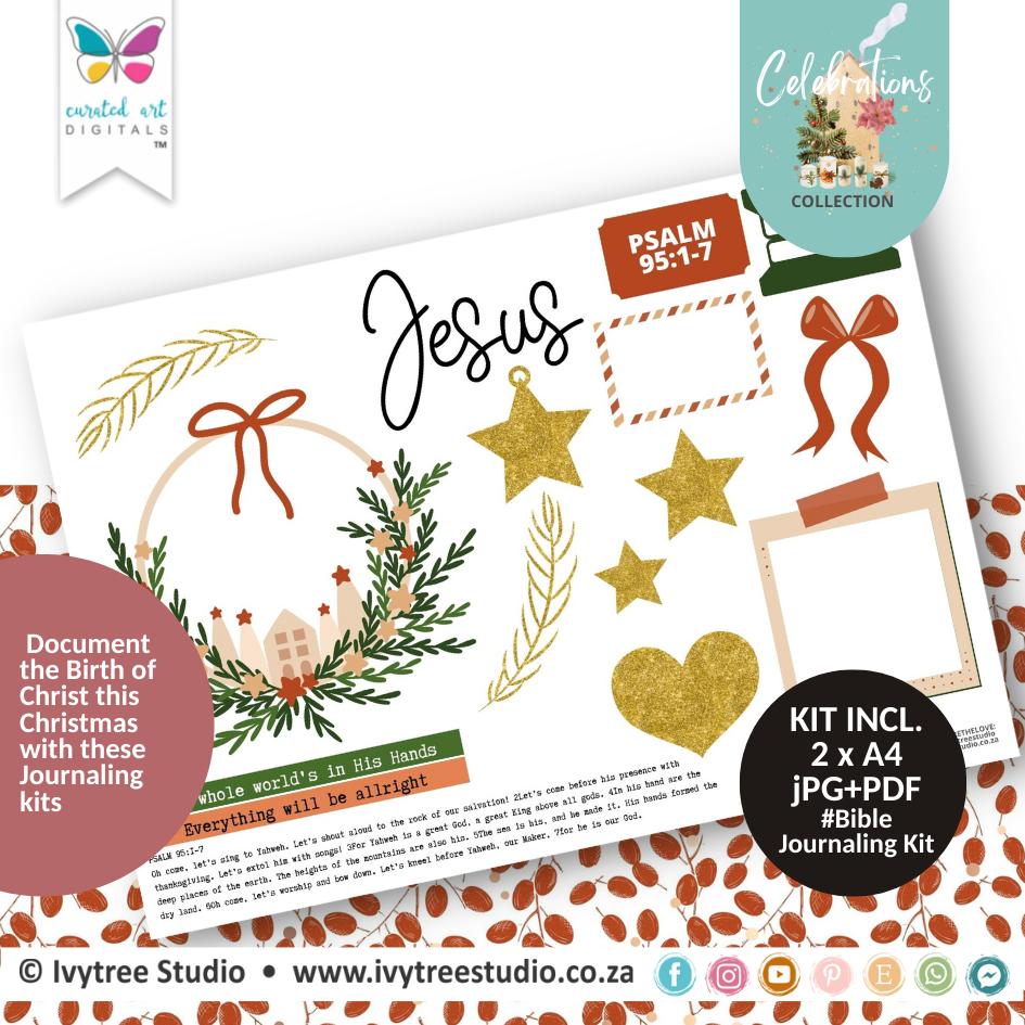 Everything will be Allright - Bible Journaling Kit - Celebrations Collection - The Birth of Christ