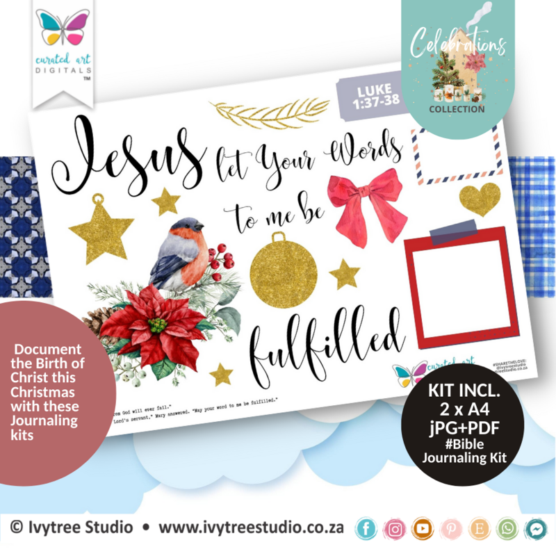 Fulfilled - Bible Journaling Kit - Celebrations Collection - The Birth of Christ