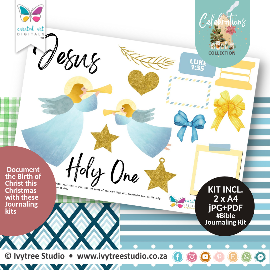 Holy One - Bible Journaling Kit - Celebrations Collection - The Birth of Christ