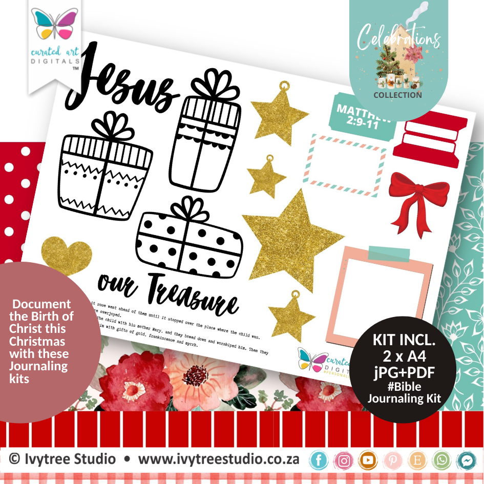 Our Treasure - Bible Journaling Kit - Celebrations Collection - The Birth of Christ