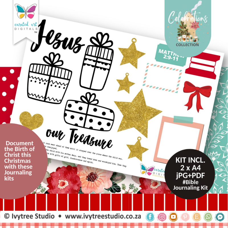 Our Treasure - Bible Journaling Kit - Celebrations Collection - The Birth of Christ