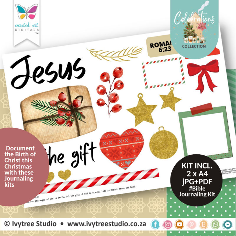The Gift - Bible Journaling Kit - Celebrations Collection - The Birth of Christ