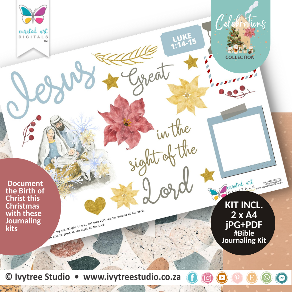 Great - Bible Journaling Kit - Celebrations Collection - The Birth of Christ