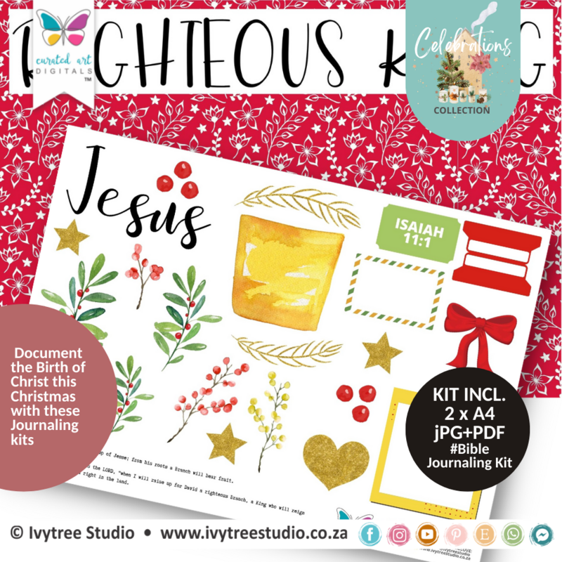 Righteous King - Bible Journaling Kit - Celebrations Collection - The Birth of Christ