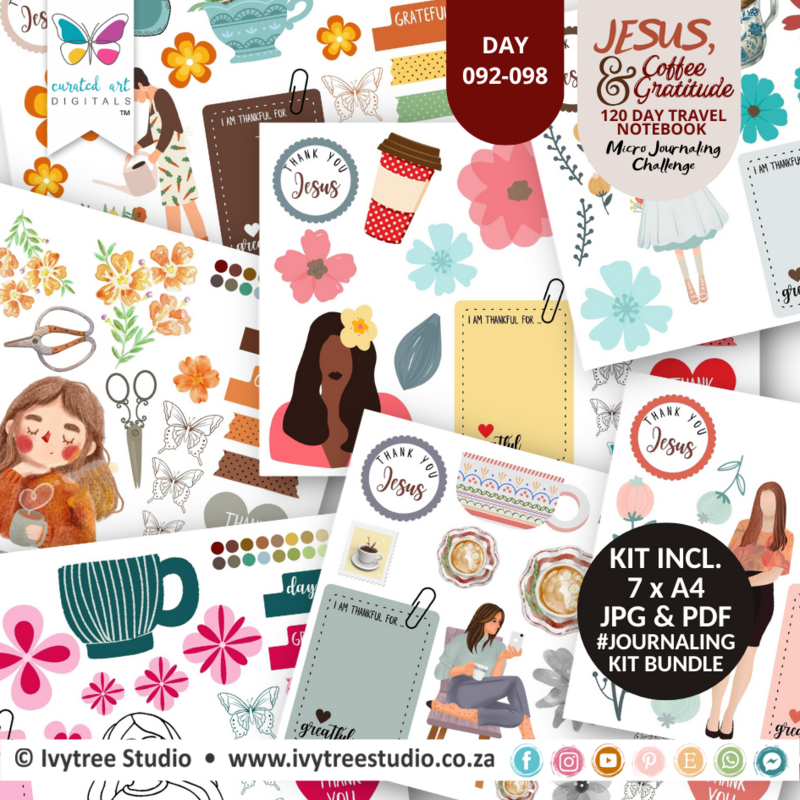 Bundle 14 - Bible Journaling Kits - Ivytree Studio Gratitude Challenge