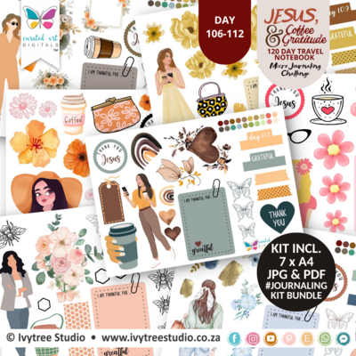 Bundle 16 - Bible Journaling Kits - Ivytree Studio Gratitude Challenge