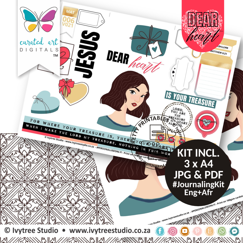 Jesus is your Treasure - Journaling Kit - Dear Heart Collection