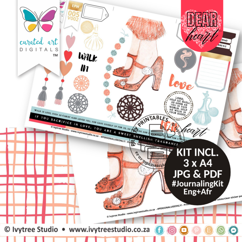 Walk in Love - Journaling Kit - Dear Heart Collection