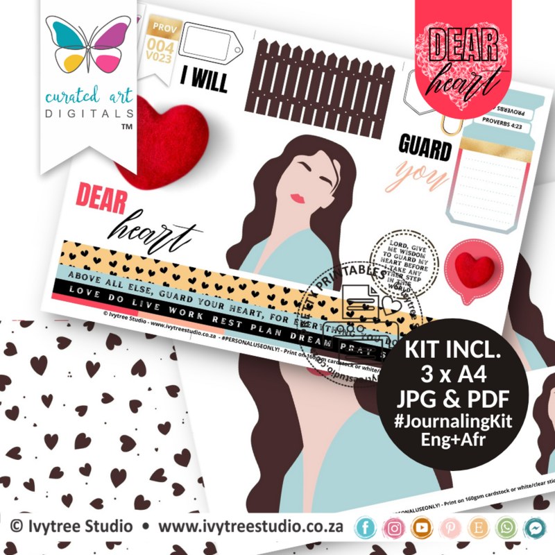 Guard Your Heart - Journaling Kit - Dear Heart Collection