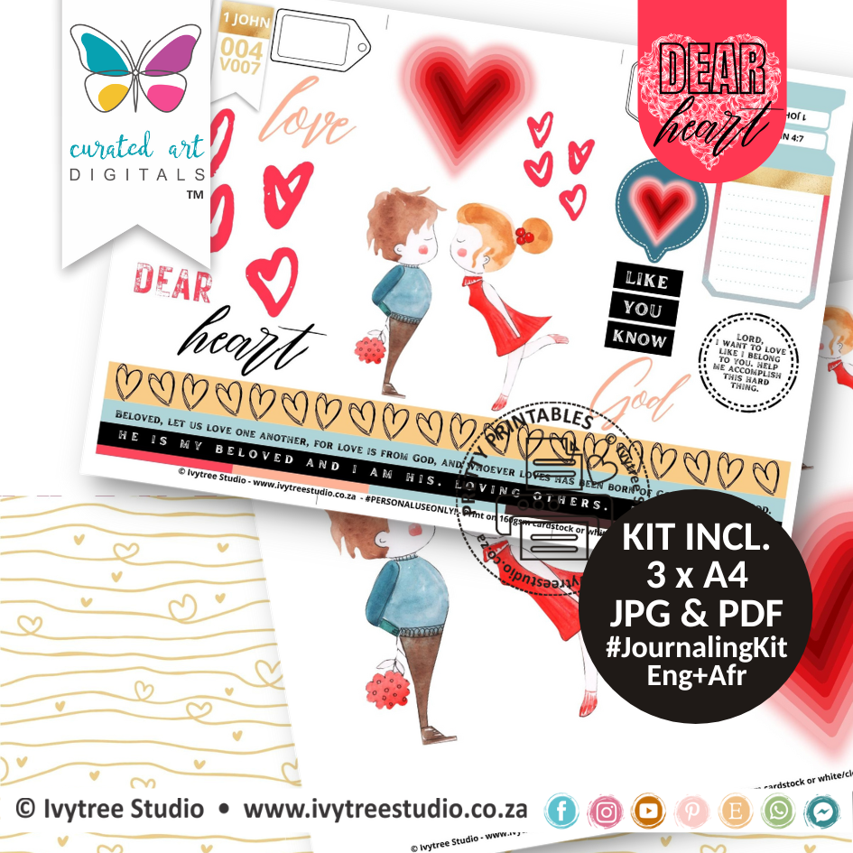 Love Like You Know God - Journaling Kit - Dear Heart Collection