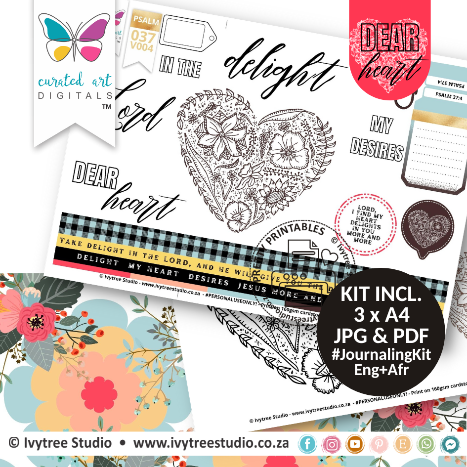 Delight in the Lord - Journaling Kit - Dear Heart Collection