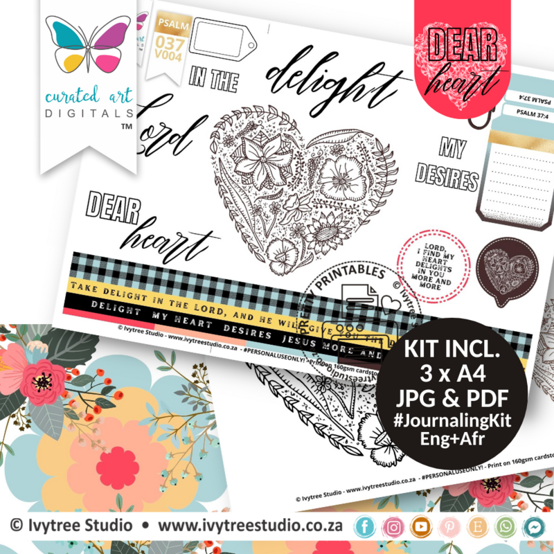 Delight in the Lord - Journaling Kit - Dear Heart Collection