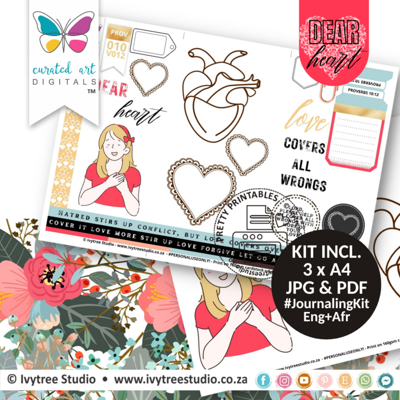 Love covers - Journaling Kit - Dear Heart Collection