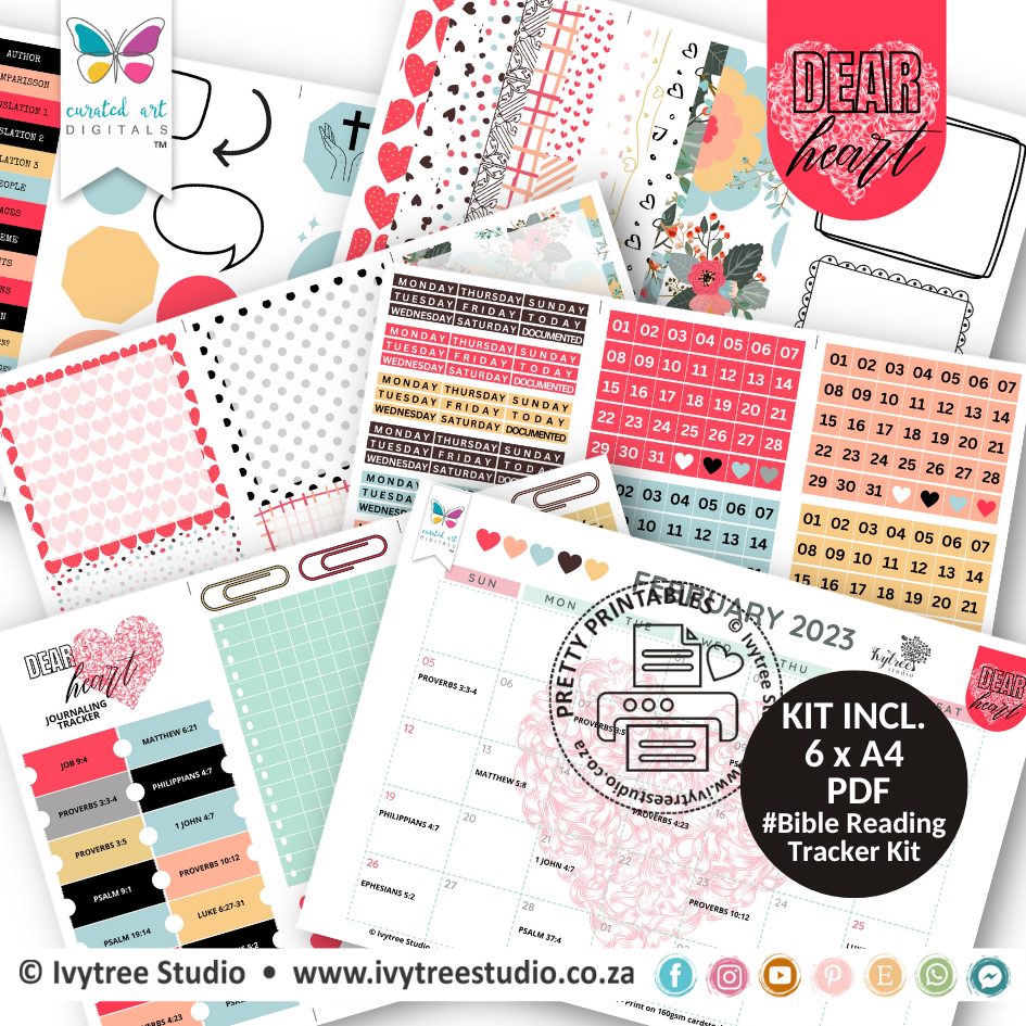 Scripture Reading Kit - Dear Heart Collection - Incl. Feb &#39;23 Calendar
