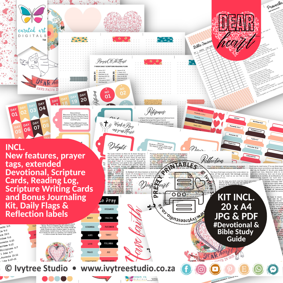 Devotional &amp; Bible Study Guide - Dear Heart Collection