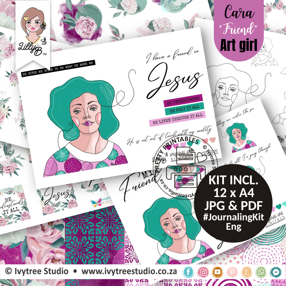 Cara - My friend is Jesus - LillyB Journaling Kit