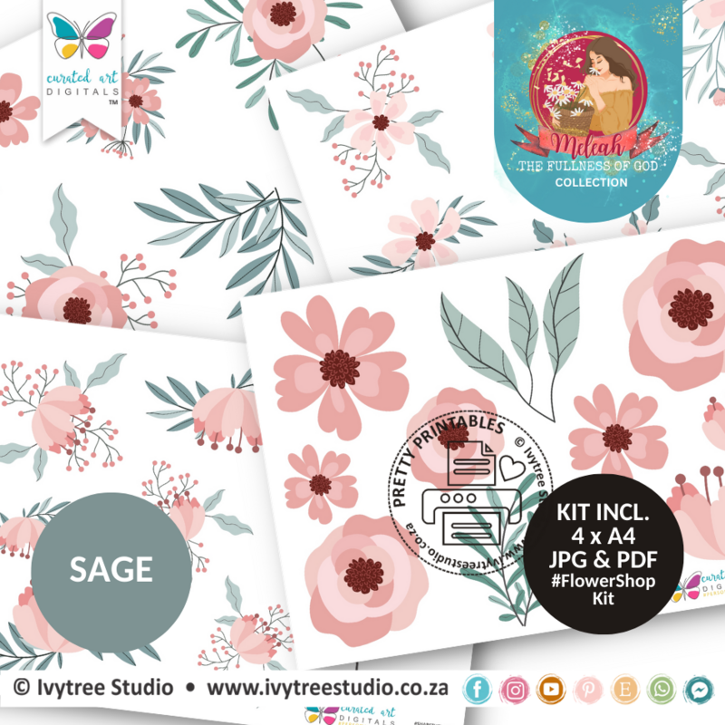 Sage - Flower Shop Kit - Meleah Collection - LillyB Design