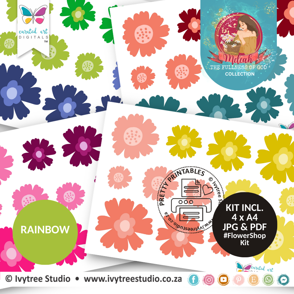 Rainbow - Flower Shop Kit - Meleah Collection - LillyB Design