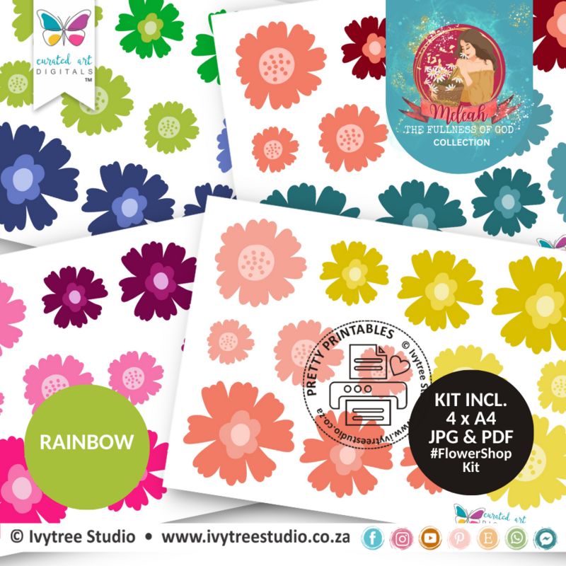 Rainbow - Flower Shop Kit - Meleah Collection - LillyB Design