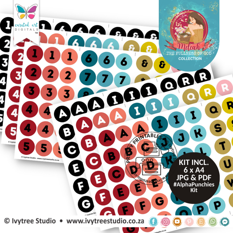 Alpha Punchies - Meleah Collection - LillyB Design