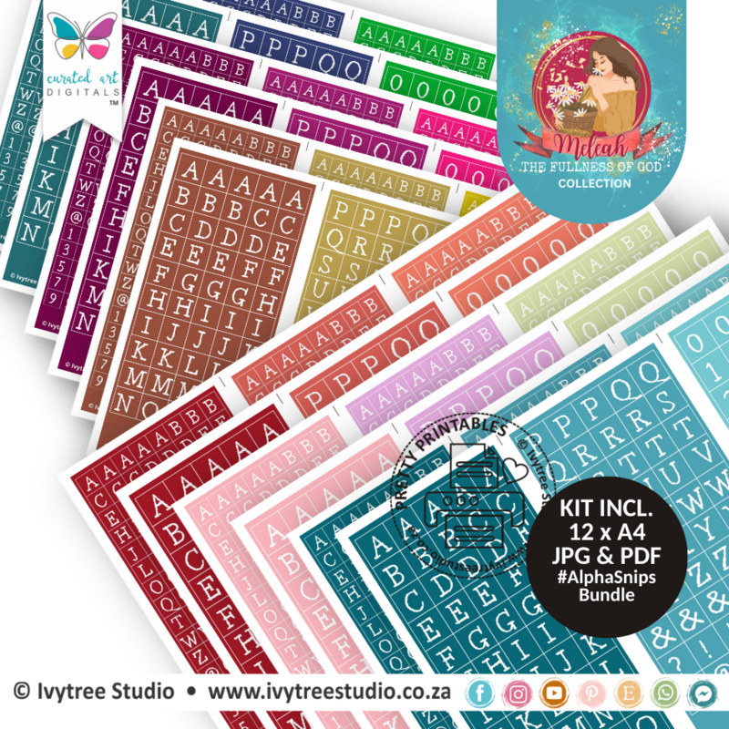 Alpha Snips - Meleah Collection - LillyB Design