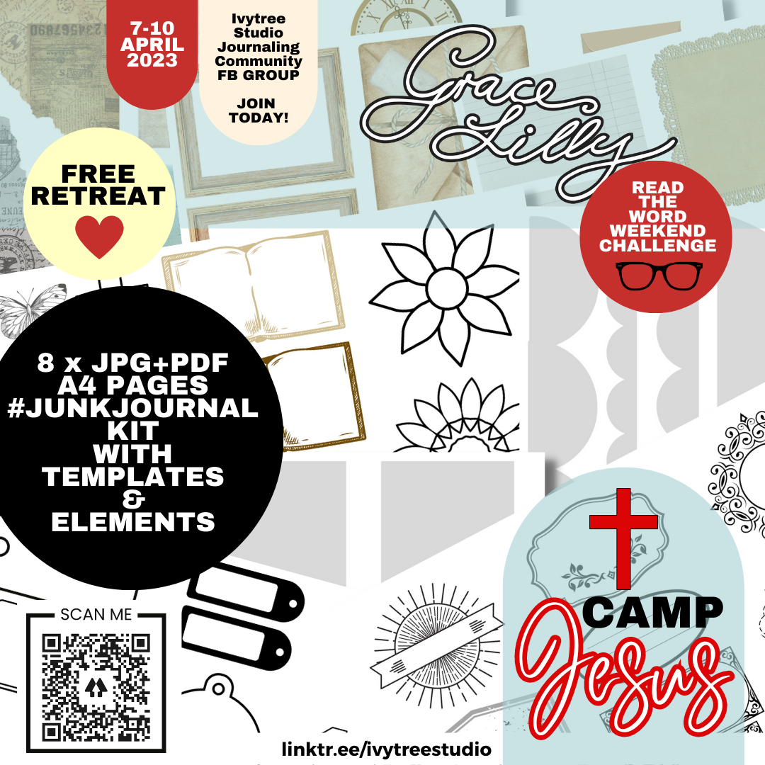 Camp Jesus Junk Journal kit