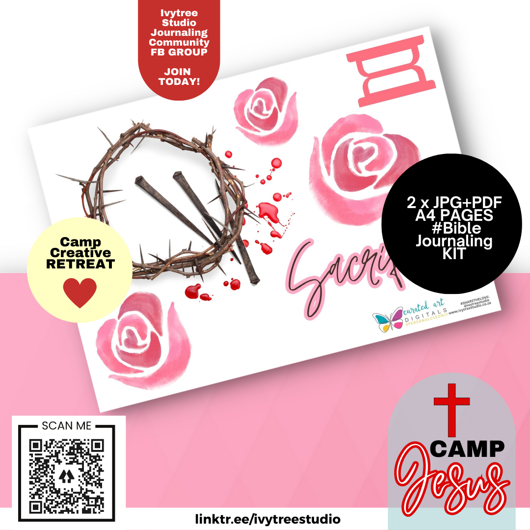 Sacrifice - Journaling Kit - Camp Jesus - Gracelilly Retreat 2023