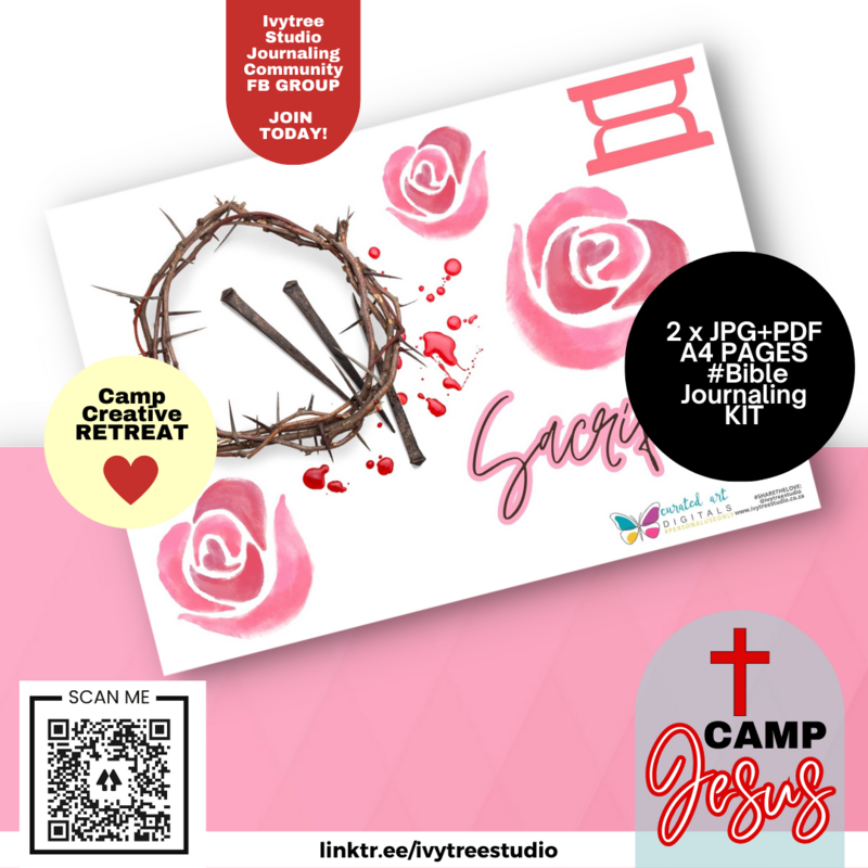 Sacrifice - Journaling Kit - Camp Jesus - Gracelilly Retreat 2023