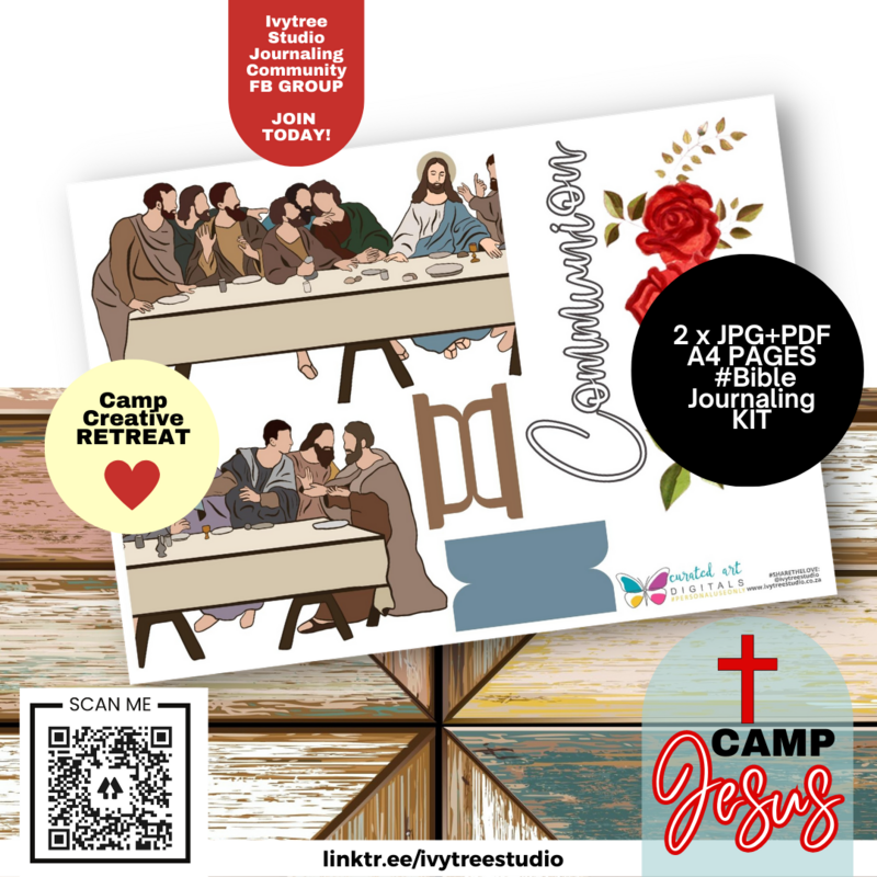Communion - Journaling Kit - Camp Jesus - Gracelilly Retreat 2023