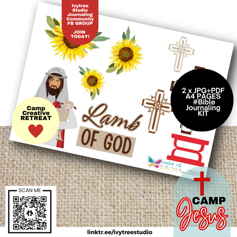 Lamb of God - Journaling Kit - Camp Jesus - Gracelilly Retreat 2023