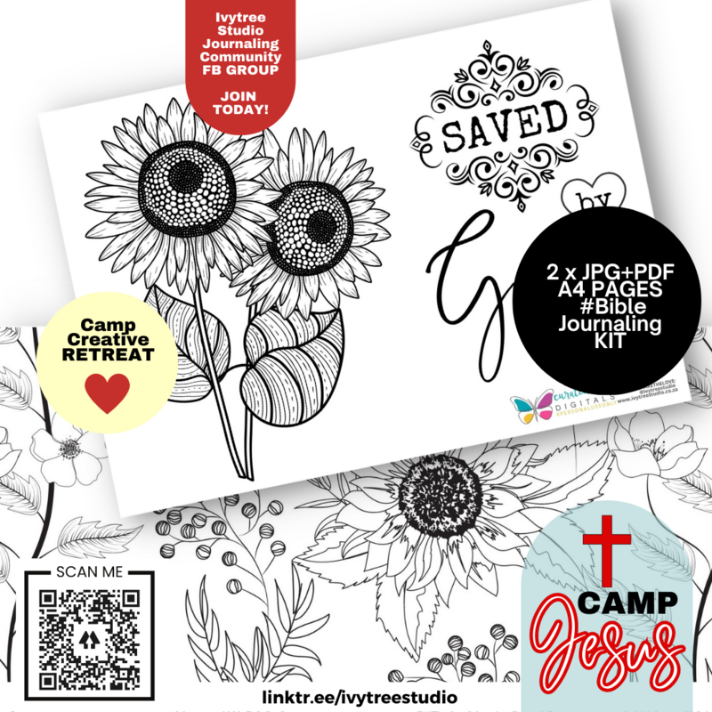 Saved by Grace - Journaling Kit - Camp Jesus - Gracelilly Retreat 2023