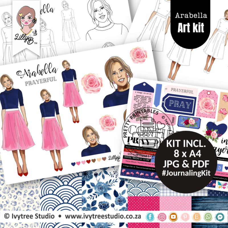 Arabella - Prayerful - LillyB Art Kit