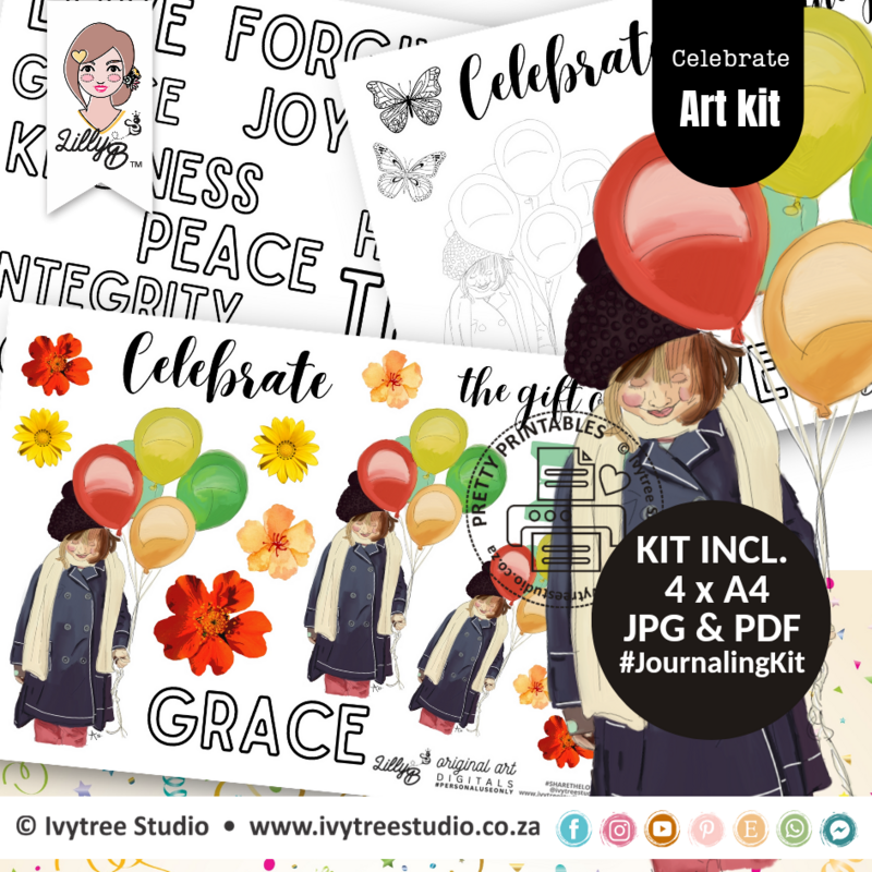 Celebrate - Art Journaling Kit - LillyB Design