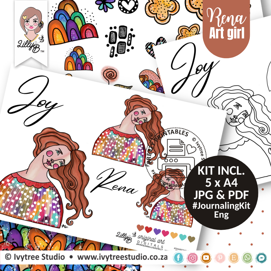 Rena Art Girl - Joy - LillyB Journaling Kit