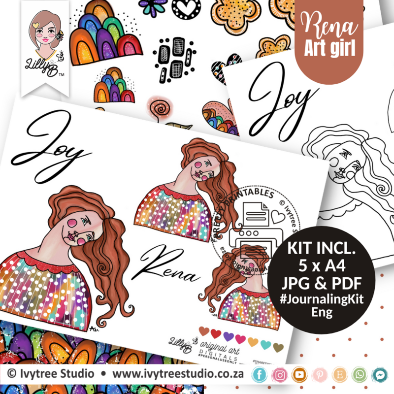 Rena Art Girl - Joy - LillyB Journaling Kit