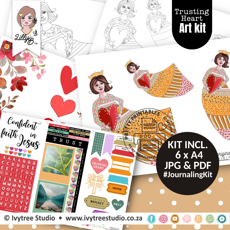 Trusting Heart - LillyB Original Art Digitals