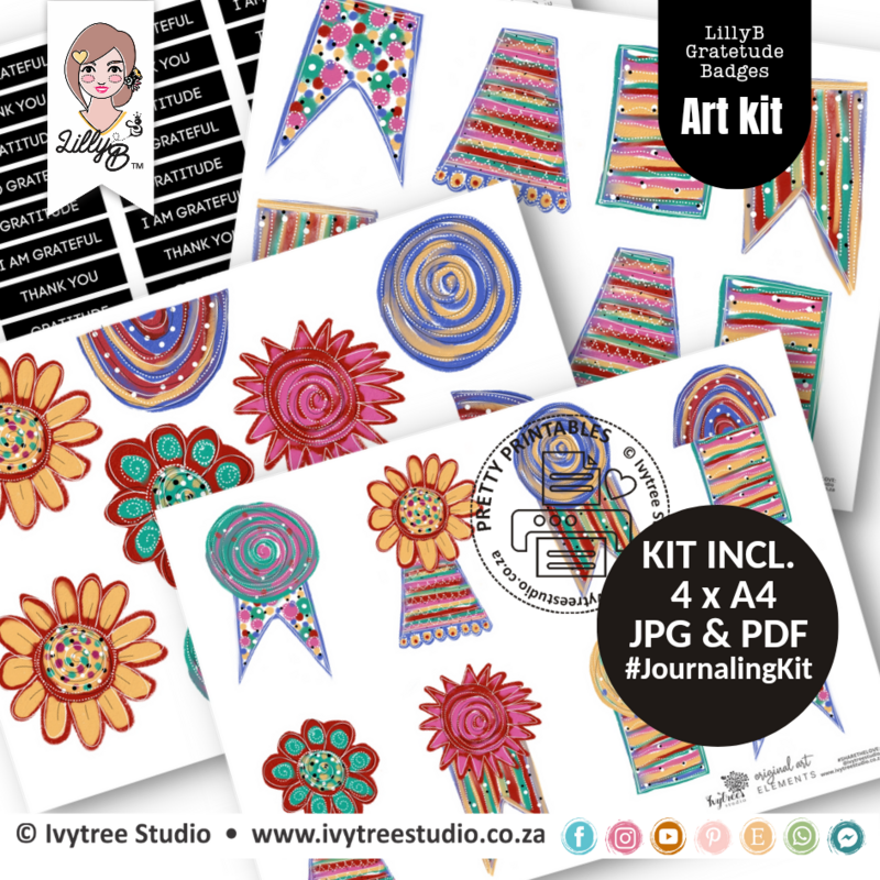 LillyB Gratitude Badges