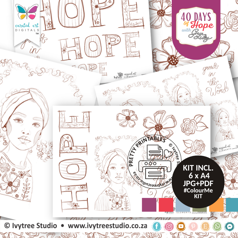 Hope ColourMe Kit - LillyB Art