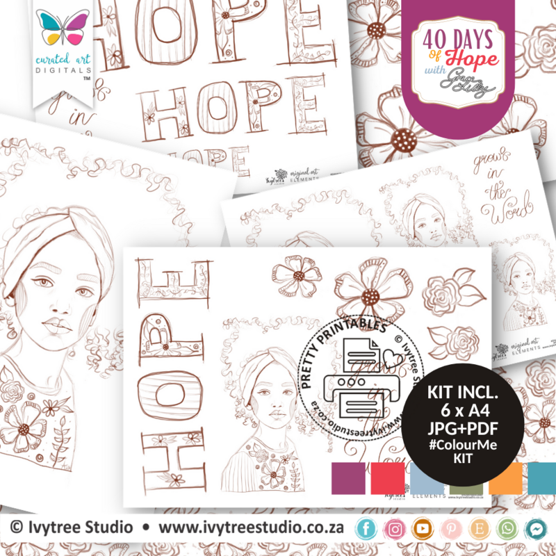 Hope ColourMe Kit - LillyB Art