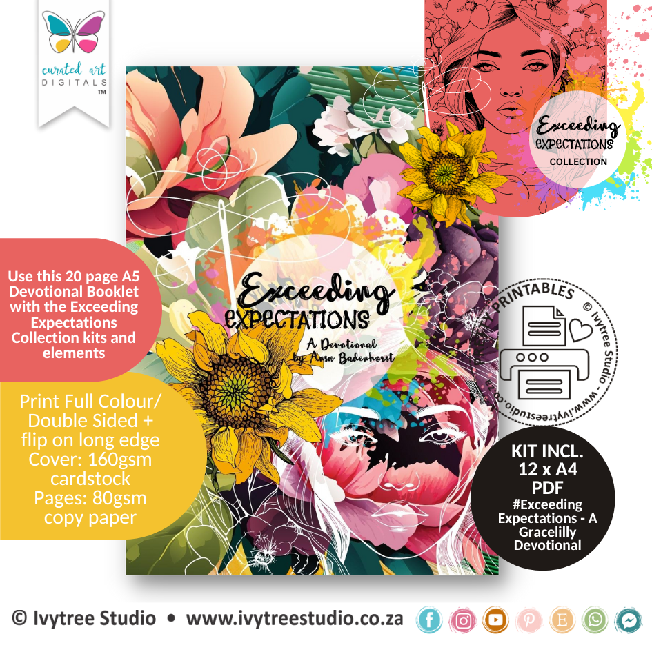 SPECIAL OFFER! Exceeding Expectations - Gracelilly Devotional - Includes FREE Simply Lady Art Kit - offer expires 1/2/25