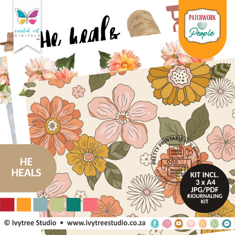 He Heals - Journaling Kit - Patchwork People Devotional Collection