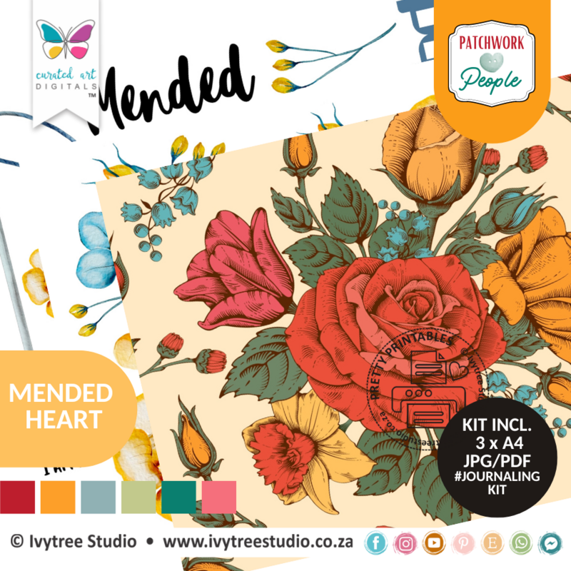 Mended Heart - Journaling Kit - Patchwork People Devotional Collection