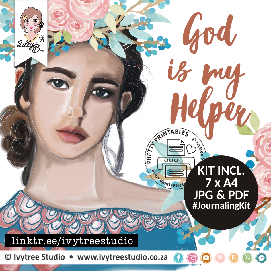 God is my Helper - Journaling Kit - LillyB Design