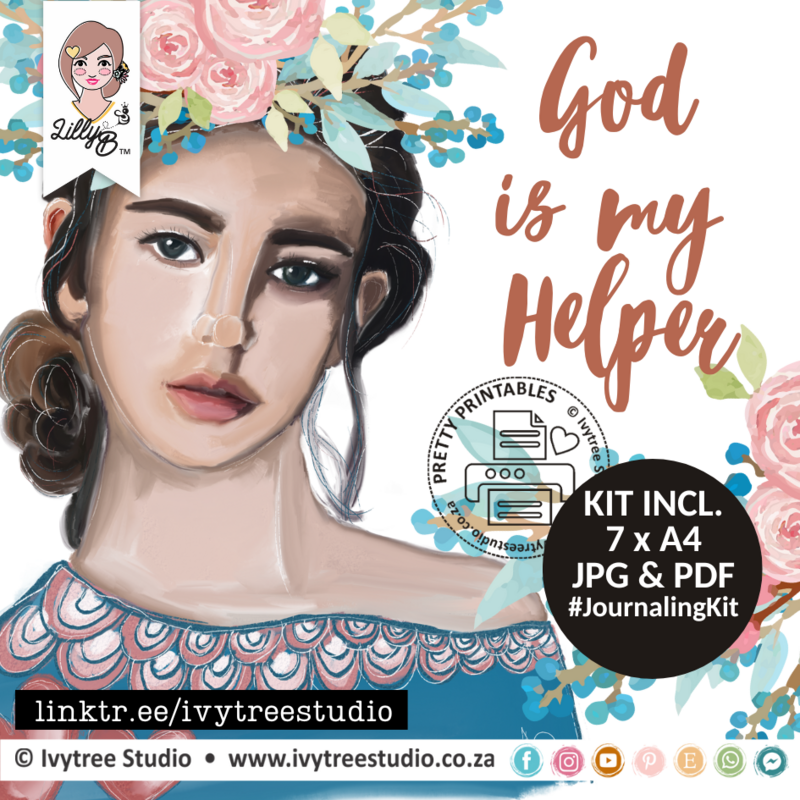 God is my Helper - Journaling Kit - LillyB Design
