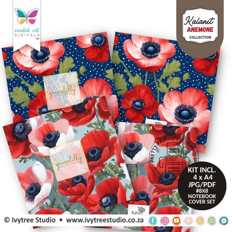 Kalanit Collection - JournaL Love Kit - 8x8 Notebook Covers
