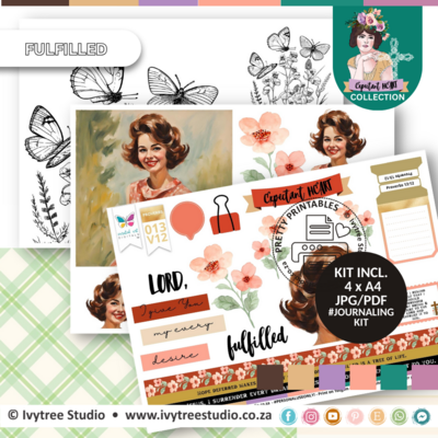 Fulfilled Journaling Kit - Expectant Heart Collection