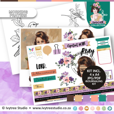 Morning Prayers Journaling Kit - Expectant Heart Collection